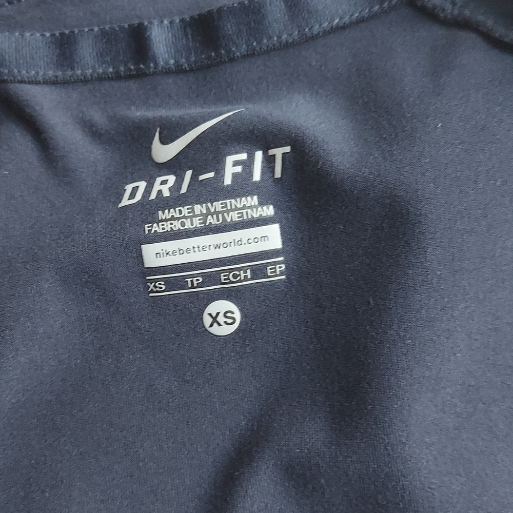 Women’s Nike Dry-Fit V-Neck Athletic Top - navy - XS - Picture 6 of 7